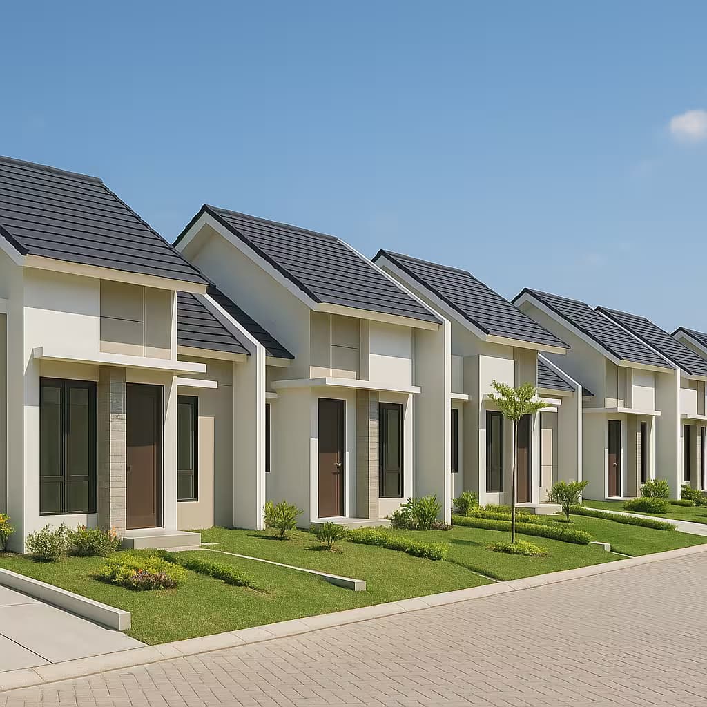 Modern residential development in Malang